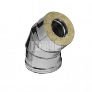 Сэндвич-колено 135* (430/0,8мм + оц) D 115x200 Ferrum