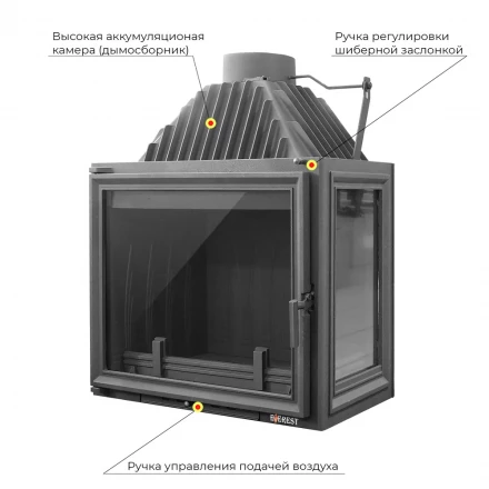 Каминная топка Эверест A16 R