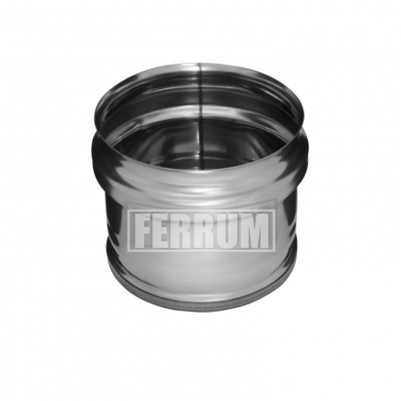 Заглушка внешняя д/трубы (430/0,5 мм) D 180 (нижняя) Ferrum